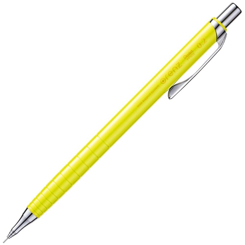 rohin イエロー シャープペンシル 本体 Amazon.co.jp: ぺんてる シャープペン オレンズ XPP502-G 0.2mm